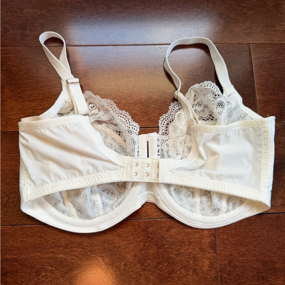 Panache Quinn Lace Underwire Balconnet Bra Ivory 34G UK - Picture 4 of 8